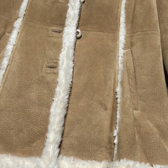 Wilson’s leather suede shearling jacket, size S - Picture 2 of 8